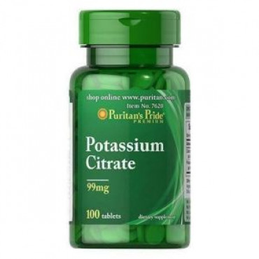 PURITAN'S PRIDE - Potassium Citrate - 100tabs.