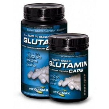 Vitalmax Glutamin L-100% Base caps