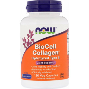 Now Foods BioCell Collagen Hydrolyzed Type II 120 vegcaps