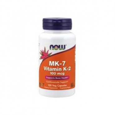 NOW  Vitamin K-2 MK7 100mcg 120vcaps